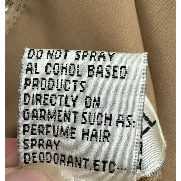 Sherri Hill Dress Womens 2 Tan Beaded Sequin Jeweled Style 2814 Cocktail Prom - Picture 9 of 10